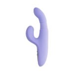 Evolved Pep Talk Rechargeable Vibrator with Thrusting, Vibration, and Tapping Stimulator – Light Purple - Image 2