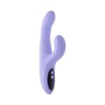 Evolved Pep Talk Rechargeable Vibrator with Thrusting, Vibration, and Tapping Stimulator – Light Purple - Image 4