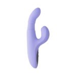 Evolved Pep Talk Rechargeable Vibrator with Thrusting, Vibration, and Tapping Stimulator – Light Purple - Image 5