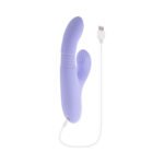Evolved Pep Talk Rechargeable Vibrator with Thrusting, Vibration, and Tapping Stimulator – Light Purple - Image 9