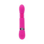 Evolved Pink Dragon Rechargeable Thrusting Dual Stimulator Silicone Pink - Image 4