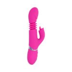 Evolved Pink Dragon Rechargeable Thrusting Dual Stimulator Silicone Pink - Image 6