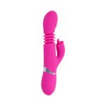 Evolved Pink Dragon Rechargeable Thrusting Dual Stimulator Silicone Pink - Image 8