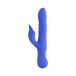 Evolved Pop Goes The O Blue Rechargeable Vibrator with Dual Motors and Petal Stimulator - Image 2
