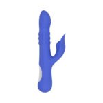 Evolved Pop Goes The O Blue Rechargeable Vibrator with Dual Motors and Petal Stimulator - Image 4