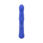 Evolved Pop Goes The O Blue Rechargeable Vibrator with Dual Motors and Petal Stimulator - Image 7