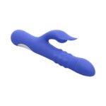 Evolved Pop Goes The O Blue Rechargeable Vibrator with Dual Motors and Petal Stimulator - Image 8