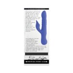 Evolved Pop Goes The O Blue Rechargeable Vibrator with Dual Motors and Petal Stimulator - Image 10