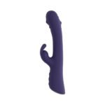 Evolved Poppin Good Time Dual-Motor Vibrator with Tapping and Bunny Ears – Purple - Image 2