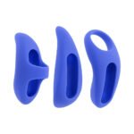 Evolved Take Your Pick Blue Interchangeable Bullet Vibrator Set – Phthalate-Free Silicone - Image 2