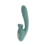 Evolved Thrust Into Ecstasy Rechargeable Vibrating Dual-Stimulator – Teal - Image 2