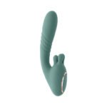 Evolved Thrust Into Ecstasy Rechargeable Vibrating Dual-Stimulator – Teal - Image 5