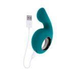 Evolved Thumbs Up Rechargeable Vibrator – Teal - Image 7