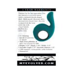 Evolved Thumbs Up Rechargeable Vibrator – Teal - Image 8