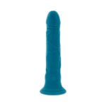 Evolved Tsunami Rechargeable Vibrating Dildo – Phthalate-Free Silicone, Teal - Image 2