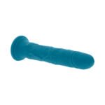 Evolved Tsunami Rechargeable Vibrating Dildo – Phthalate-Free Silicone, Teal - Image 7