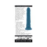 Evolved Tsunami Rechargeable Vibrating Dildo – Phthalate-Free Silicone, Teal - Image 10