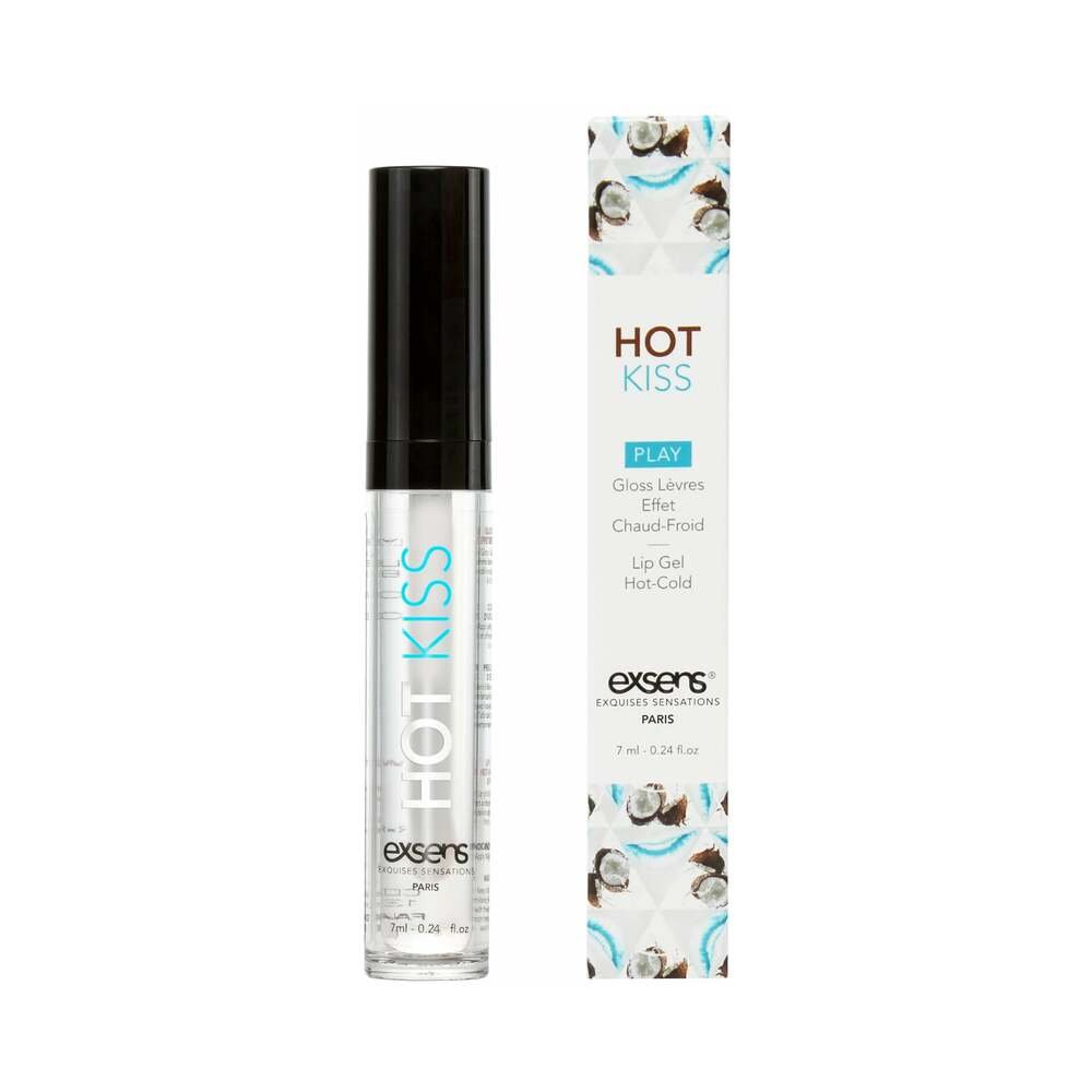 exsens-hot-kiss-arousal-lip-gloss-coconut-024-oz Exsens Hot Kiss Arousal Lip Gloss Coconut 0.24 oz. - Image 1