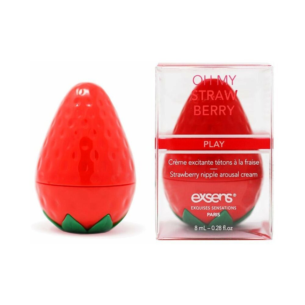 exsens-nipple-arousal-cream-oh-my-strawberry-03-oz Exsens Nipple Arousal Cream Oh My Strawberry 0.3 oz. - Image 1