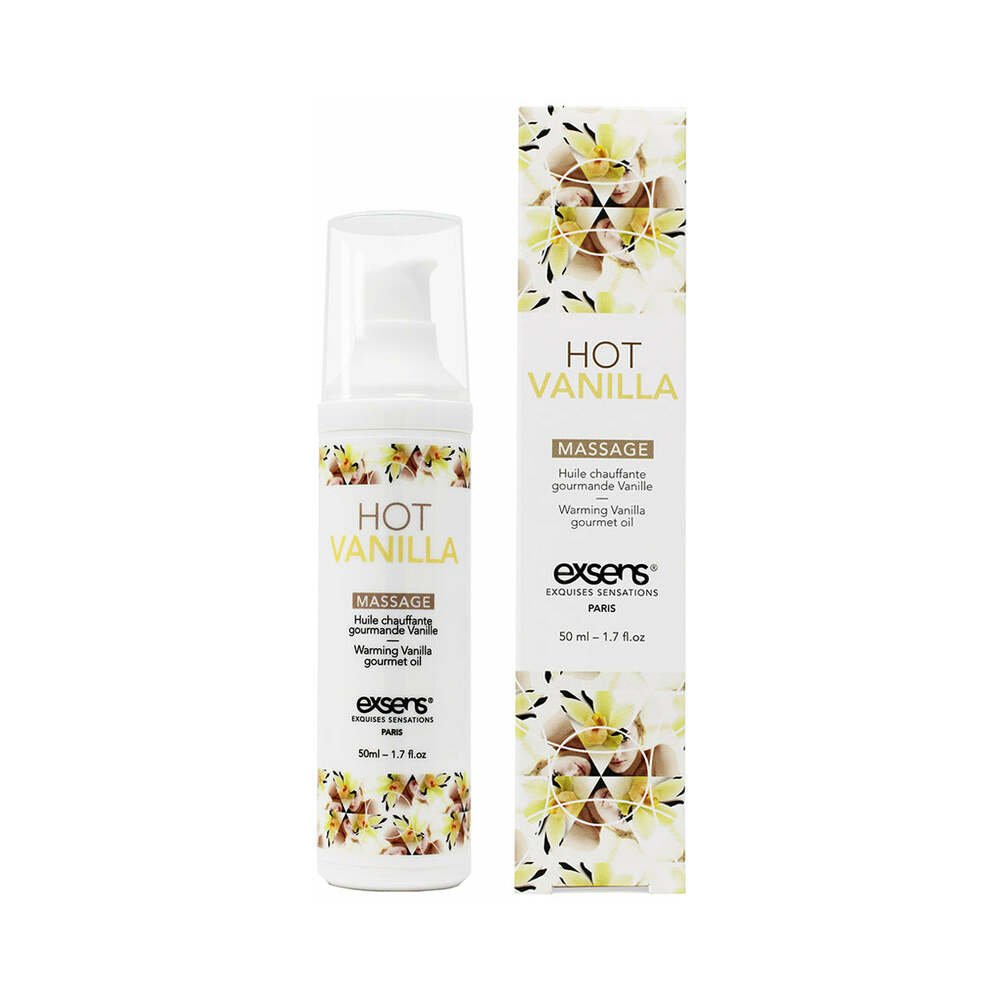 exsens-warming-massage-oil-hot-vanilla-17-oz Exsens Warming Massage Oil Hot Vanilla 1.7 oz. - Image 1