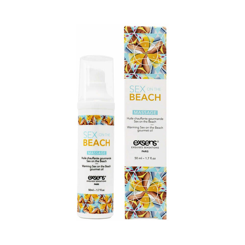 exsens-warming-massage-oil-sex-on-the-beach-17-oz Exsens Warming Massage Oil Sex on the Beach 1.7 oz. - Image 1
