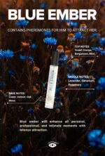 Eye of Love Bloom Attract Her Pheromone Parfum Blue Ember 0.34 oz. - Image 3