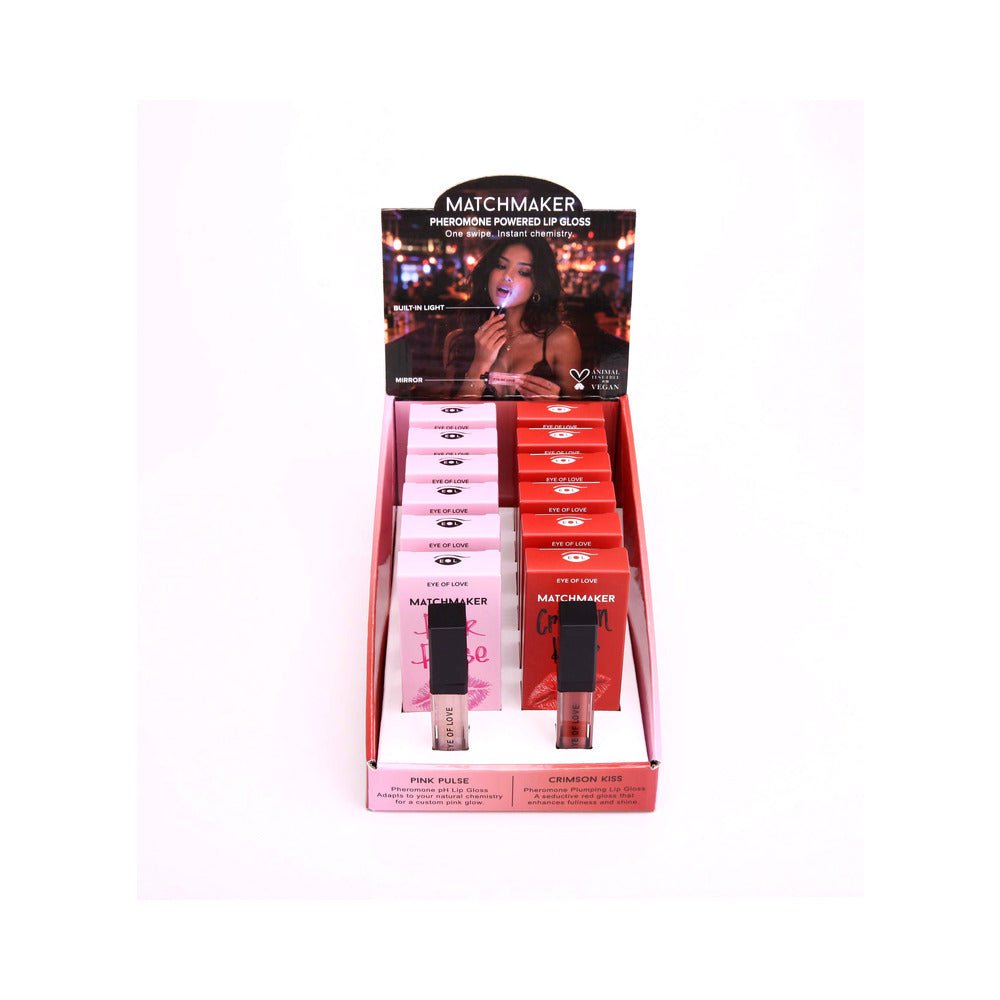 eye-of-love-matchmaker-attract-him-pheromone-lip-product-12-piece-prepack-display Eye of Love Matchmaker Attract Him Pheromone Lip Product 12-Piece Prepack Display - Image 1