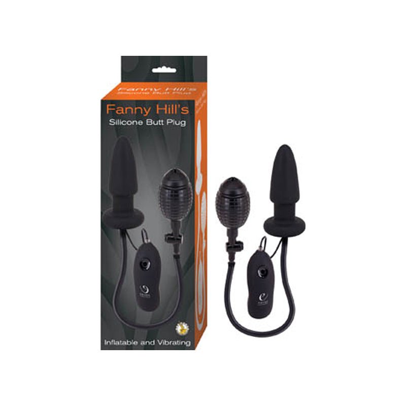 fanny-hills-silicone-butt-plug-black Fanny Hills Silicone Butt Plug-Black - Image 1
