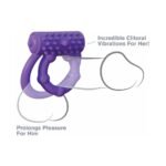 Fantasy C-Ringz Silicone Vibrating Cock Ring Purple - Image 3