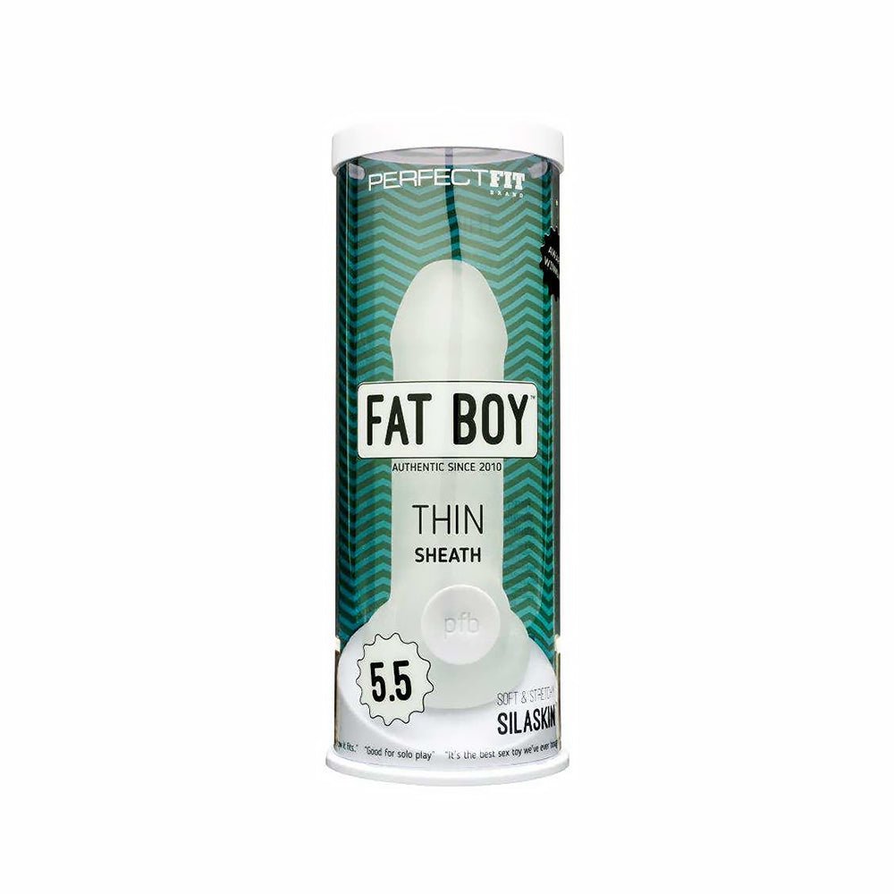 fat-boy-thin-55-in-extender-sheath-clear Fat Boy Thin 5.5 in. Extender Sheath Clear - Image 1