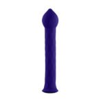 FemmeFunn Diamond Wand Rechargeable Flexible Textured Silicone Vibrator – Dark Purple - Image 2