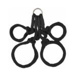 Fetish Fantasy Series Japanese Silk Rope Hogtie – Black - Image 2