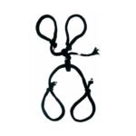 Fetish Fantasy Series Silk Rope Hogtie Black - Image 2