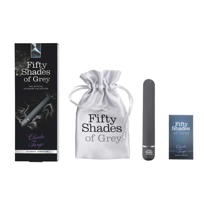 fifty-shades-of-grey-charlie-tango-slimline-classic-vibrator-black Fifty Shades of Grey Charlie Tango Slimline Classic Vibrator Black - Image 1