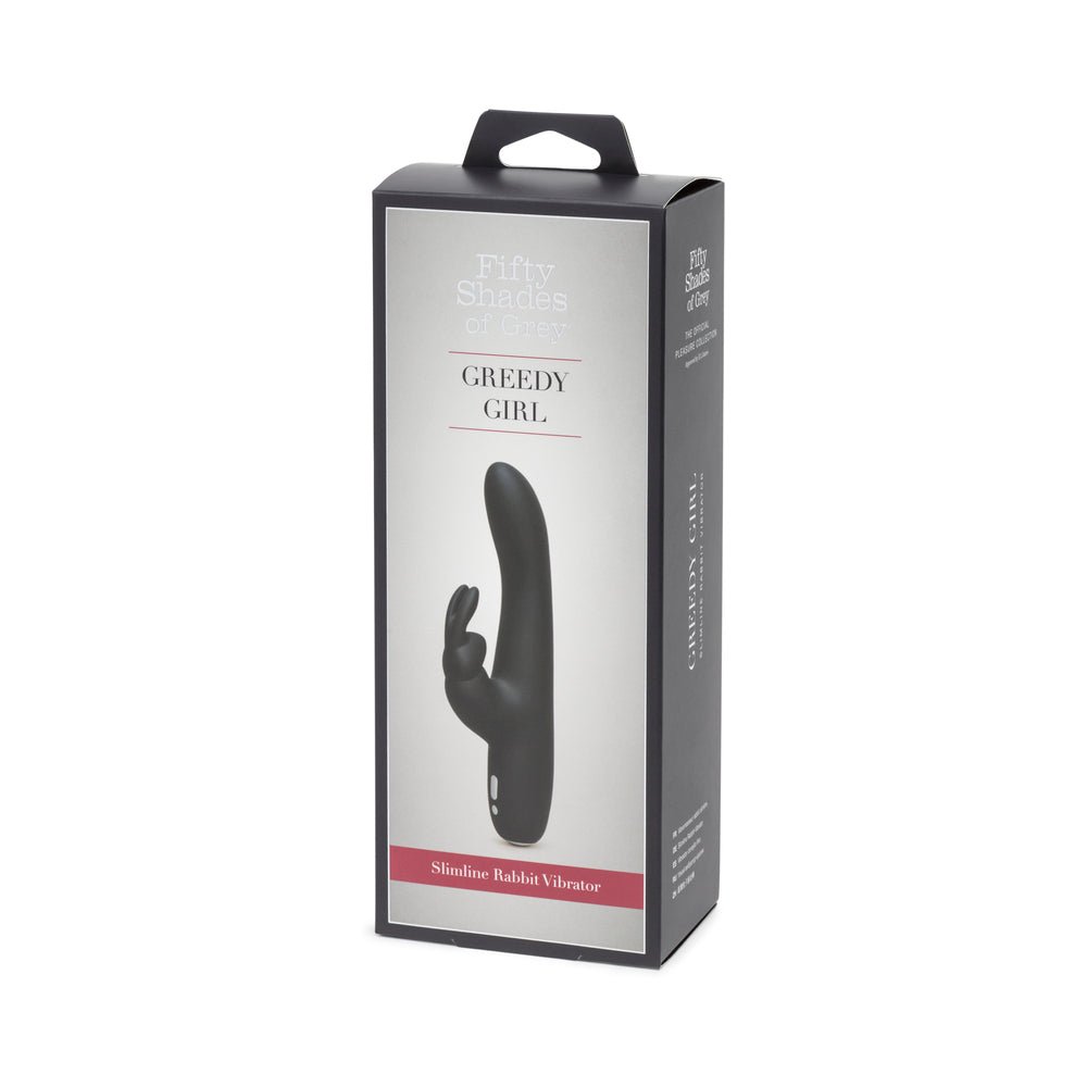 fifty-shades-of-grey-greedy-girl-slimline-rabbit-vibrator Fifty Shades of Grey Greedy Girl Slimline Rabbit Vibrator - Image 1