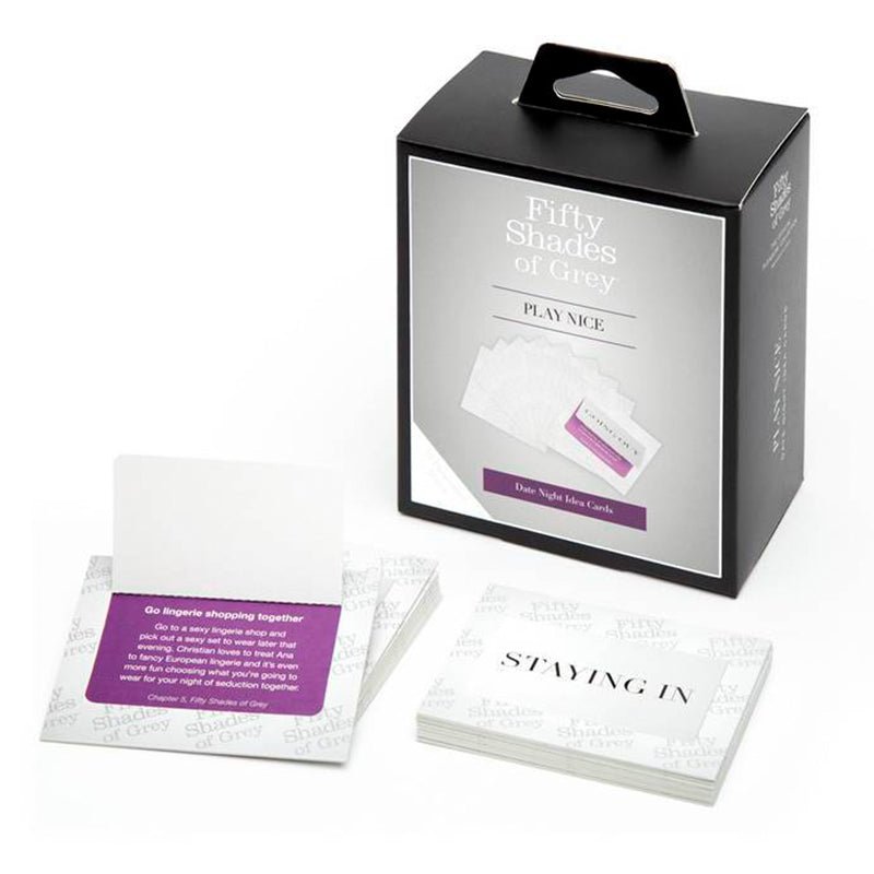 fifty-shades-of-grey-play-nice-date-night-idea-card-game Fifty Shades of Grey Play Nice Date Night Idea Card Game - Image 1