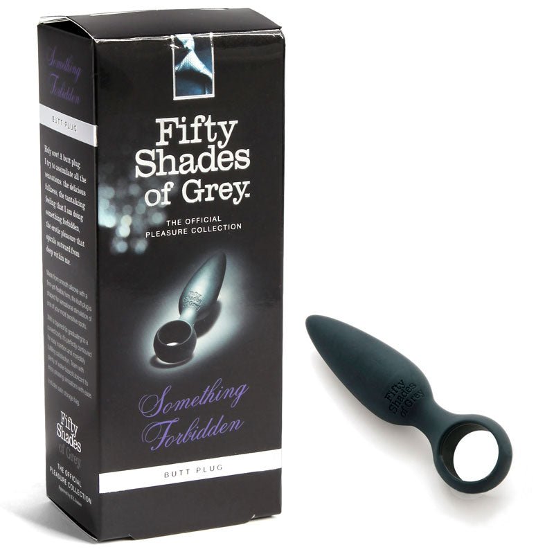 fifty-shades-of-grey-something-forbidden-silicone-butt-plug-black Fifty Shades of Grey Something Forbidden Silicone Butt Plug Black - Image 1