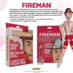 Fireman - Inflatable Party Doll