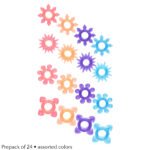 Foil Pack Textured Ring  - Prepack of 24 - Image 2