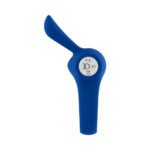 Forto Bunny Rechargeable Silicone Vibrating Cockring with Stimulating Ears Blue - Image 6
