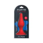 Forto F-11 Lungo Silicone Anal Plug Large Red