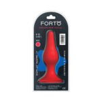 Forto F-11 Lungo Silicone Anal Plug Large Red - Image 5