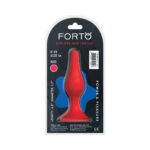 Forto F-11 Lungo Silicone Anal Plug Medium Red - Image 5