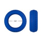 Forto F-12 Liquid Silicone Cockring 35mm Blue - Image 5