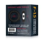 Forto F-15 Rechargeable Silicone Vibrating Cock Ring – Black - Image 7