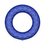 Forto F-15 Rechargeable Silicone Vibrating Cock Ring – Blue - Image 2