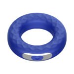 Forto F-15 Rechargeable Silicone Vibrating Cock Ring – Blue - Image 3