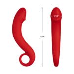 Forto F-19 Silicone Anal Plug Red - Image 5