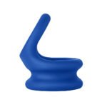 Forto F-20 Liquid Silicone Cock Ring & Ball Stretcher Small Blue - Image 3