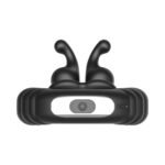 Forto F-24 Rechargeable Silicone Textured Vibrating Cock Ring – Black - Image 6
